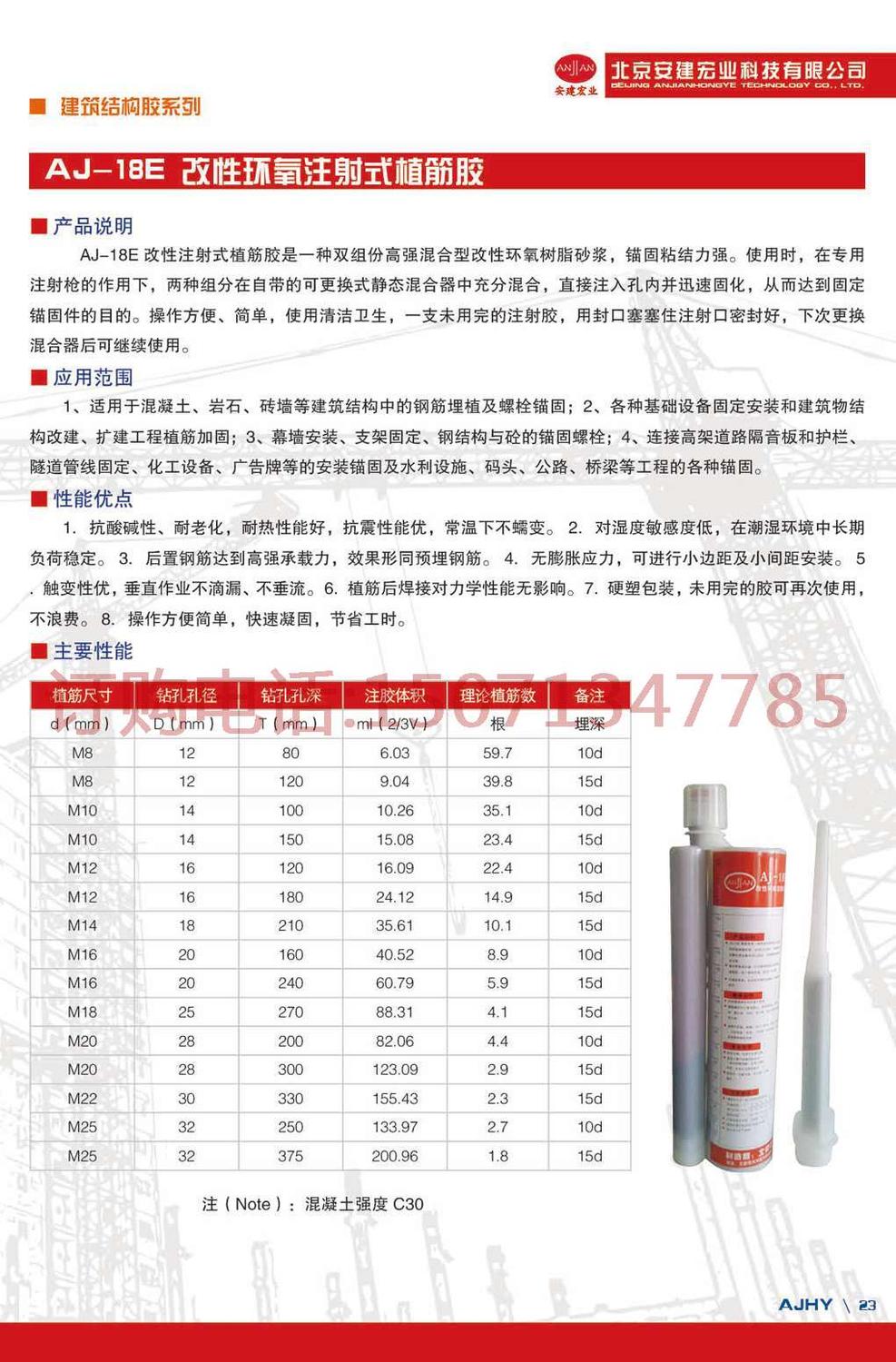 23.改性環(huán)氧注射式植筋膠-第1頁